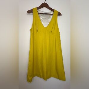 Yellow Sleeveless Dress